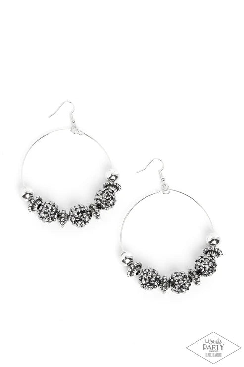 Paparazzi ♥ I Can Take a Compliment - Silver ♥ Earrings