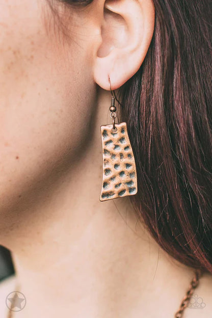 Paparazzi ♥ A Fan of the Tribe - Copper ♥ Necklace