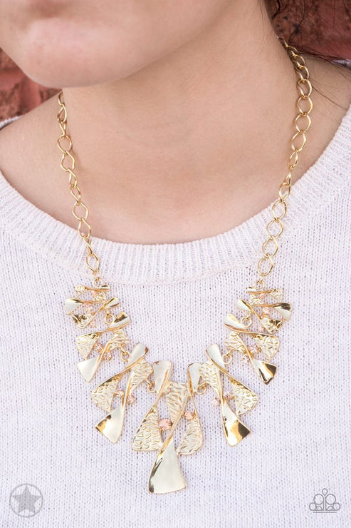 Paparazzi ♥ The Sands of Time - Gold ♥ Necklace