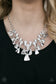 Paparazzi ♥ The Sands of Time - Silver ♥ Necklace