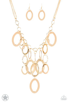 Paparazzi ♥ A Golden Spell - Gold ♥ Necklace