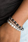 Paparazzi ♥ Girly Girl Glamour - Black ♥ Bracelet