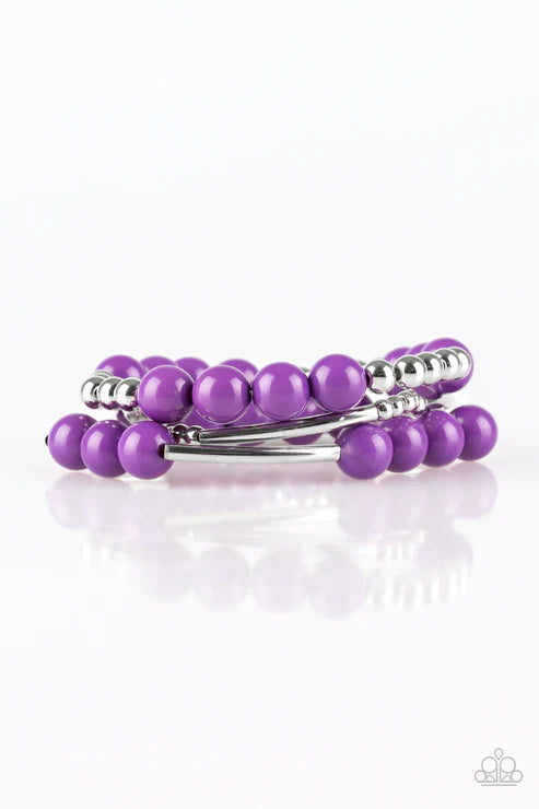 Paparazzi ♥ New Adventures - Purple ♥ Bracelet