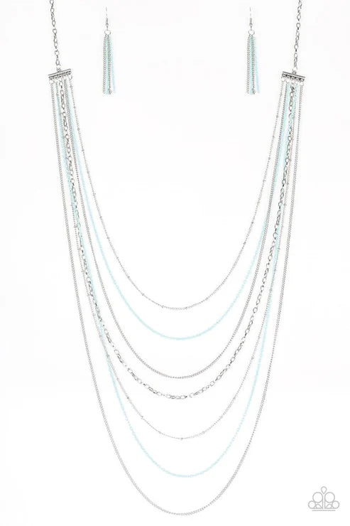 Paparazzi ♥ Radical Rainbows - Blue ♥ Necklace