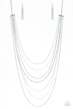 Paparazzi ♥ Radical Rainbows - Blue ♥ Necklace