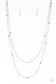 Paparazzi ♥ Beach Party Pageant - Pink ♥ Necklace