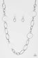 Paparazzi ♥ Perfect MISMATCH - Silver ♥ Necklace