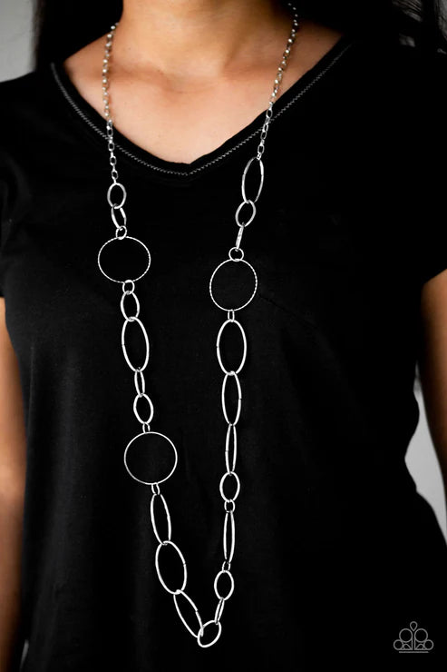 Paparazzi ♥ Perfect MISMATCH - Silver ♥ Necklace
