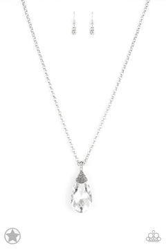 Paparazzi ♥ Spellbinding Sparkle - White ♥ Necklace
