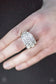 Paparazzi ♥ The Millionaires Club - White ♥ Ring