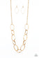 Paparazzi ♥ Ring Bling - Gold ♥ Necklace