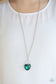 Paparazzi ♥ Locked in Love - Green ♥ Necklace