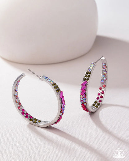 Paparazzi ♥ GLITZY By Association - Multi ♥ Earrings