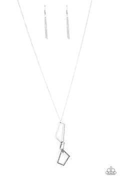Paparazzi ♥ Shapely Silhouettes - Silver ♥ Necklace