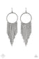 Paparazzi ♥ Streamlined Shimmer - Black ♥ Earrings