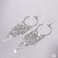 Paparazzi ♥ Streamlined Shimmer - White ♥ Earrings
