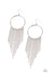Paparazzi ♥ Streamlined Shimmer - White ♥ Earrings