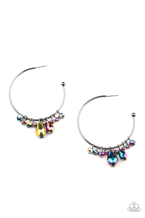 Paparazzi ♥ Dazzling Downpour - Multi ♥ Earrings
