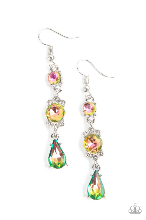 Paparazzi ♥ Outstanding Opulence - Multi ♥ Earrings