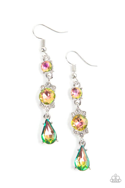 Paparazzi ♥ Outstanding Opulence - Multi ♥ Earrings