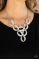 Paparazzi ♥ OVAL The Limit - Silver ♥ Necklace