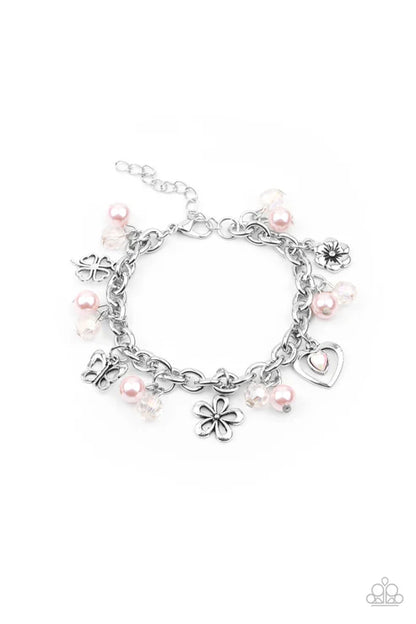 Paparazzi ♥ Retreat into Romance - Pink ♥ Bracelet
