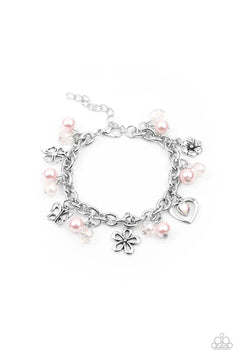 Paparazzi ♥ Retreat into Romance - Pink ♥ Bracelet