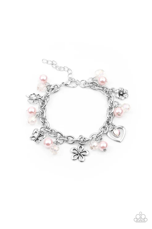 Paparazzi ♥ Retreat into Romance - Pink ♥ Bracelet
