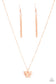 Paparazzi ♥ Butterfly Prairies - Copper ♥ Necklace