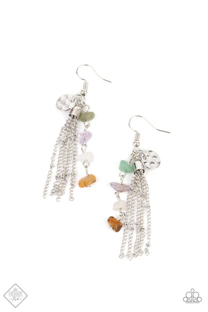 Paparazzi ♥ Stone Sensation - Multi ♥ Earrings