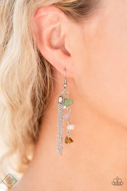 Paparazzi ♥ Stone Sensation - Multi ♥ Earrings
