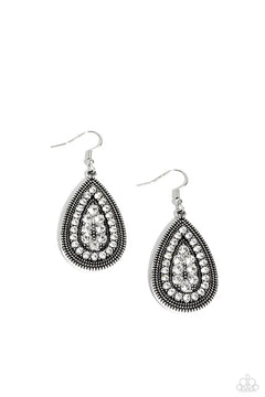 Paparazzi ♥ Interstellar Idol - White ♥ Earrings