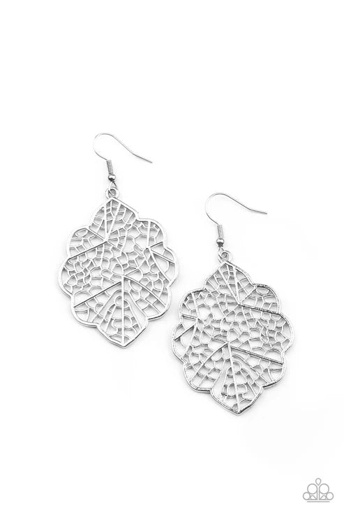 Paparazzi ♥ Meadow Mosaic - Silver ♥ Earrings