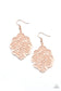 Paparazzi ♥ Meadow Mosaic - Rose Gold ♥ Earrings