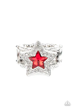 Paparazzi ♥ One Nation Under Sparkle - Red ♥ Ring