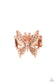 Paparazzi ♥ Blinged Out Butterfly - Copper ♥ Ring