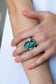 Paparazzi ♥ Enlightened Elegance - Green ♥ Ring