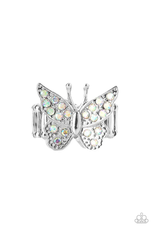 Paparazzi ♥ Bona Fide Butterfly - Multi ♥ Ring