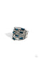 Paparazzi ♥ Exceptional Edge - Blue ♥ Ring
