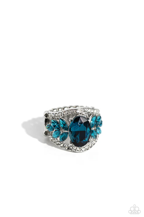Paparazzi ♥ Cosmic Clique - Blue ♥ Ring