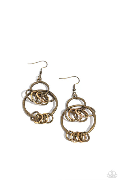 Paparazzi ♥ Rebel Ringer - Multi ♥ Earrings