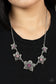 Paparazzi ♥ Wallflower Wonderland - Pink ♥ Necklace