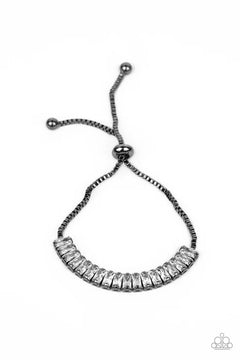 Paparazzi ♥ Glitz and Glimmer - Black ♥ Bracelet