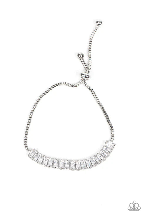 Paparazzi ♥ Glitz and Glimmer - White ♥ Bracelet