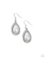 Paparazzi ♥ Effortless Elegance - White ♥ Earrings