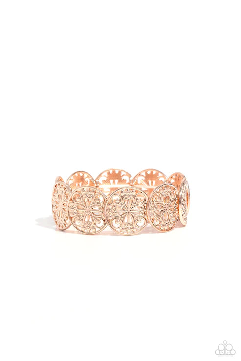 Paparazzi ♥ Portico Picnic - Rose Gold ♥ Bracelet