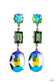 Paparazzi ♥ Extra Envious - Green ♥ Post Earrings