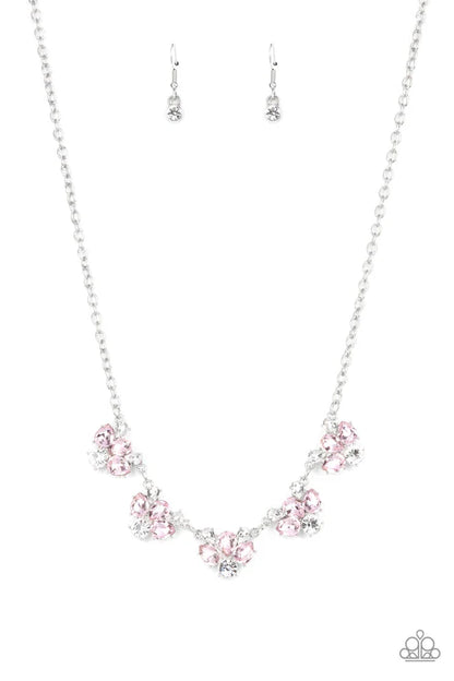 Paparazzi ♥ Envious Elegance - Pink ♥ Necklace