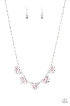 Paparazzi ♥ Envious Elegance - Pink ♥ Necklace