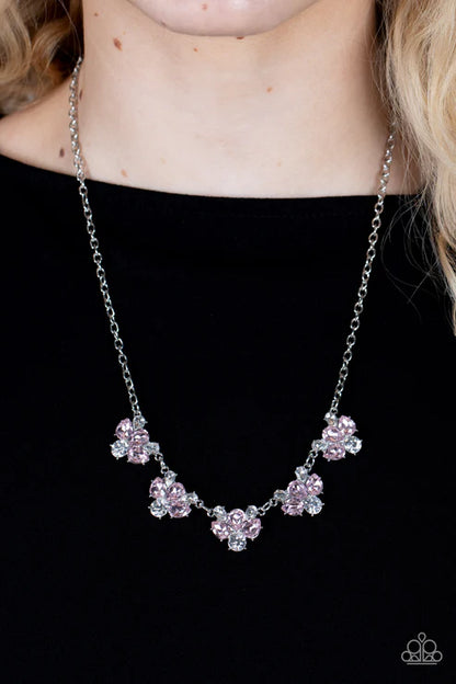 Paparazzi ♥ Envious Elegance - Pink ♥ Necklace